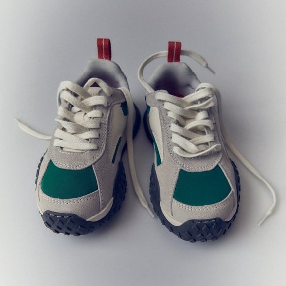 NWT ZARA KIDS/ LEATHER SNEAKERS 507 - REF 3307/130 KIDS 5, 2.5, 2 - Picture 3 of 8